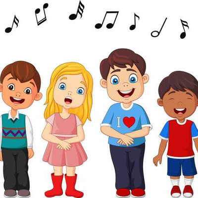 cartoon-group-of-children-singing-in-the-school-choir-free-vector
